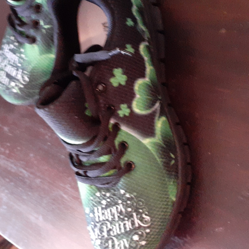 St. Paddy day themed sneakers